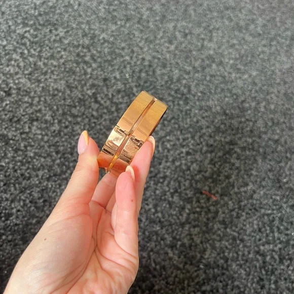 Swarovski rose gold studded bangle - Picture 3 of 5